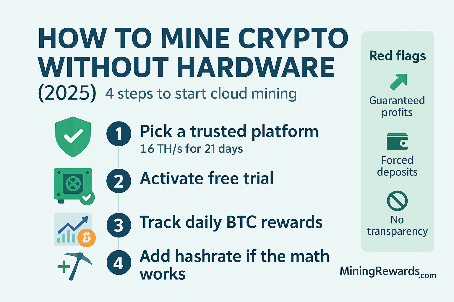 How to mine crypto without hardware in 2025 — beginner’s guide