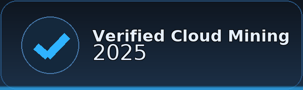 Verified Cloud Mining 2025 badge